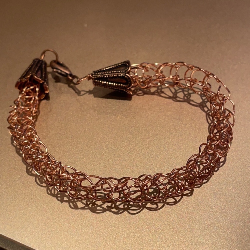 Copper Wire Twist Bracelet